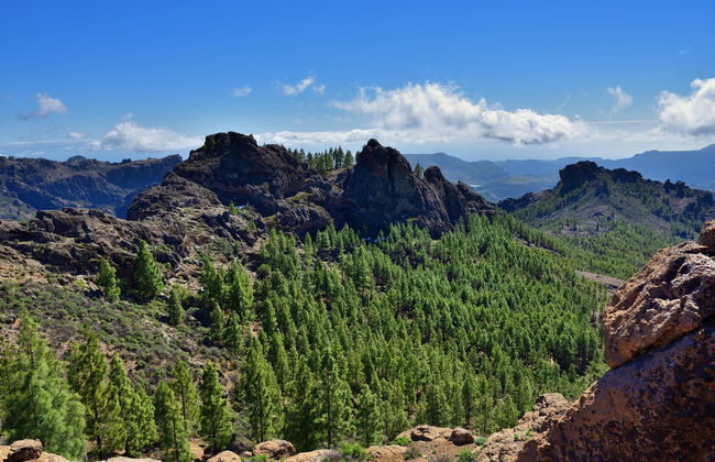 Teror, Roque Nublo et caldera de Bandama depuis Las Palmas - Photo 4