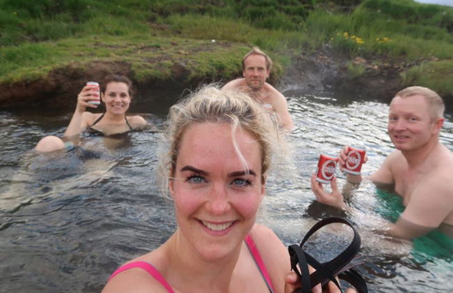 Tour dell'aurora boreale alle terme del fiume Reykjadalur - Foto 4