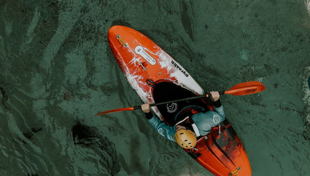 Enjoying the kayaking tour