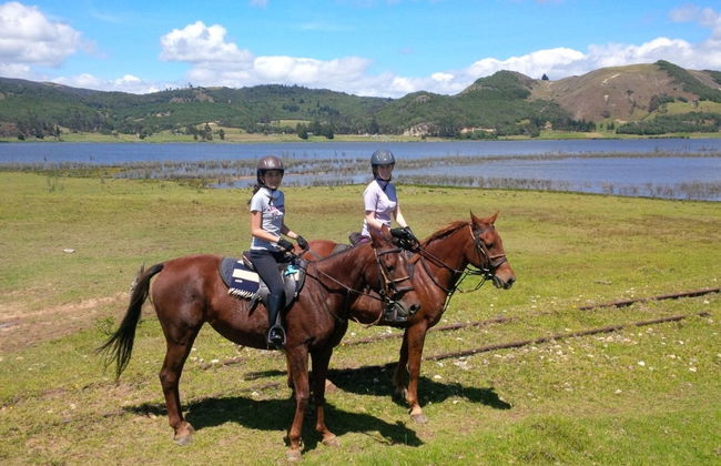 Excursion à cheval à la laguna de Suesca - Photo 3