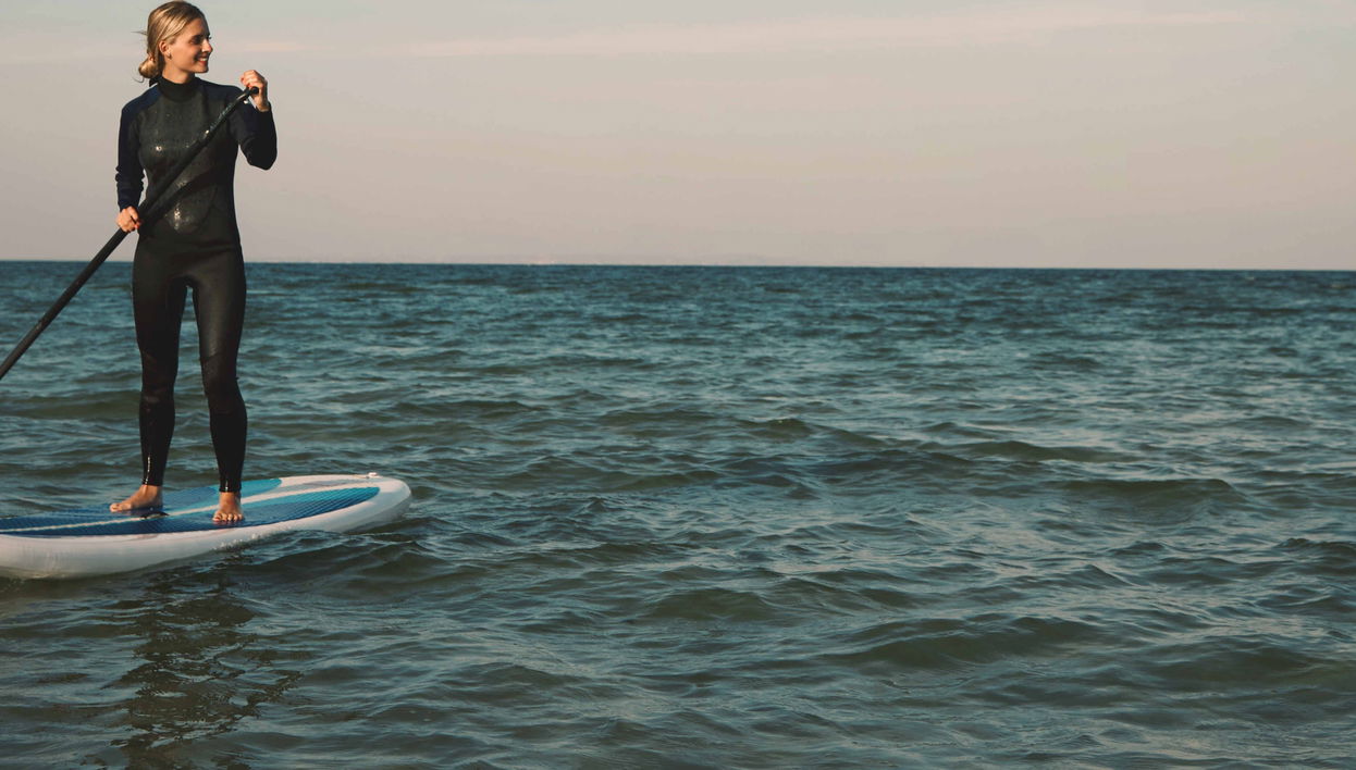 Paddle surf em Mundaka