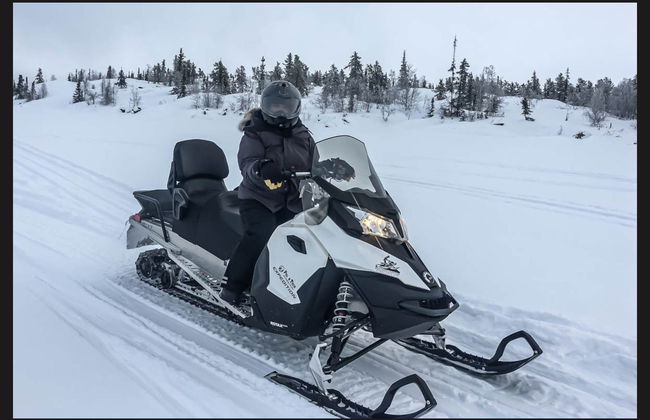 Aventura en moto de nieve - Foto 3