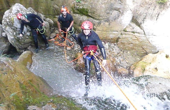 Rápel en la garganta de Nefeli - Foto 7