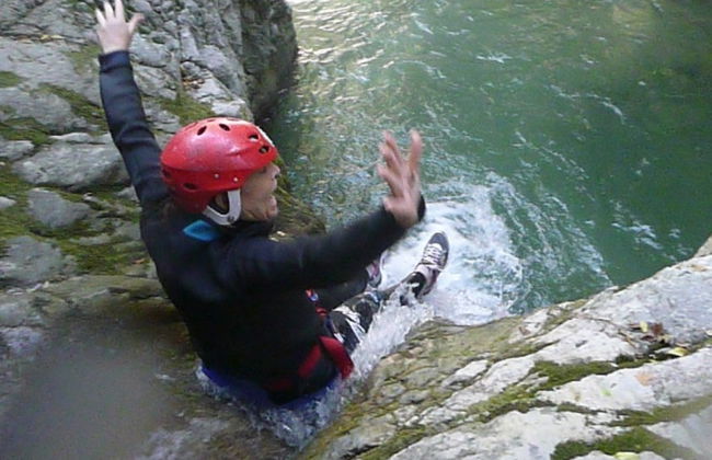 Rápel en la garganta de Nefeli - Foto 5