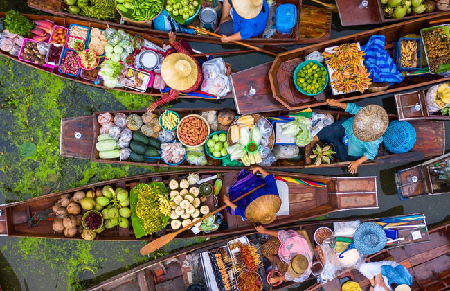 Excursion au marché flottant de Damuan Saduak et à la rivière Kwai - Photo 5