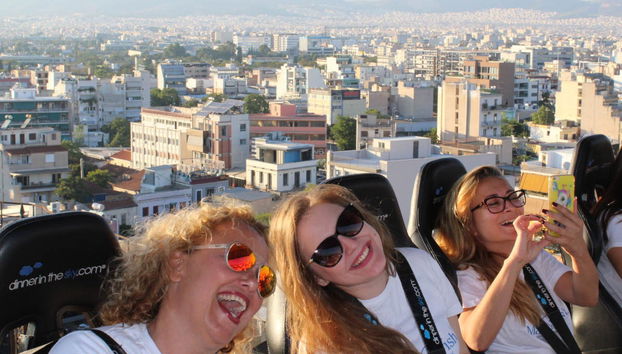 Meal at the Dinner in the Sky Restaurant in Athens - Foto 2