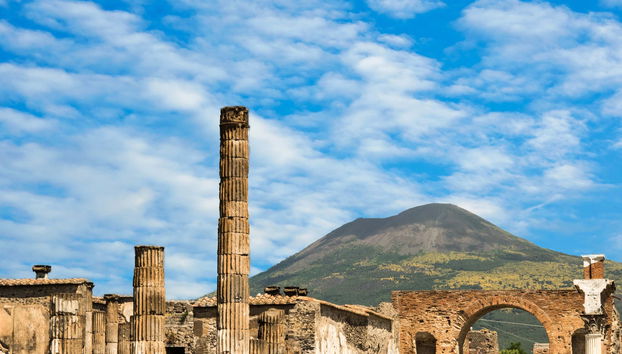Pompéi et le Vésuve