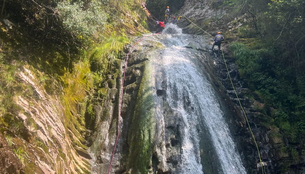Praticando canyoning a Potes