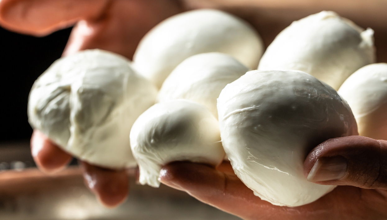 Laboratorio di mozzarella a Vico Equense