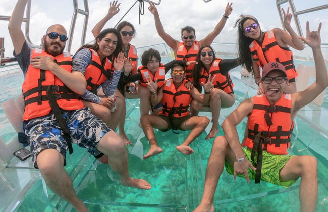 Paseo en barco transparente por Cozumel + Snorkel - Foto 5