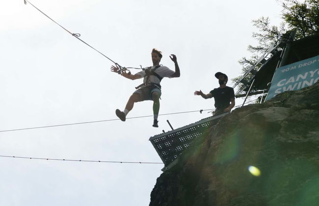 Puenting en el Glacier Canyon - Foto 8