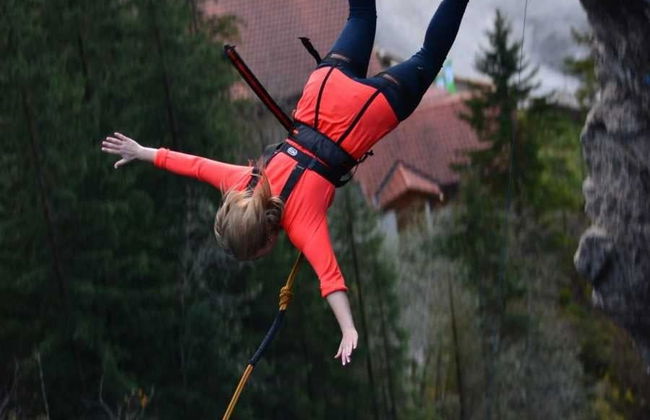 Bungee Jumping in Glacier Canyon - Photo 6