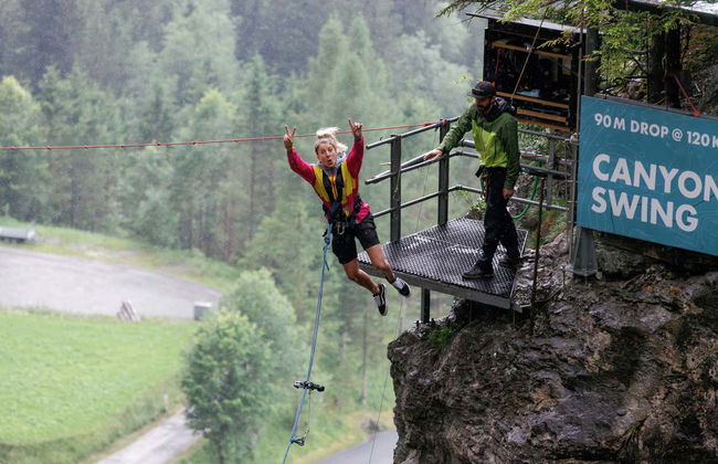 Puenting en el Glacier Canyon - Foto 7