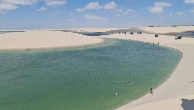 Una delle lagune di Canto do Atins