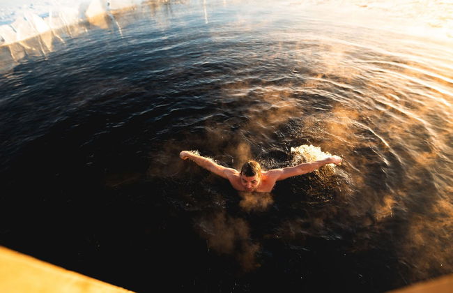 Sauna finlandesa y laguna helada + Cena - Foto 9