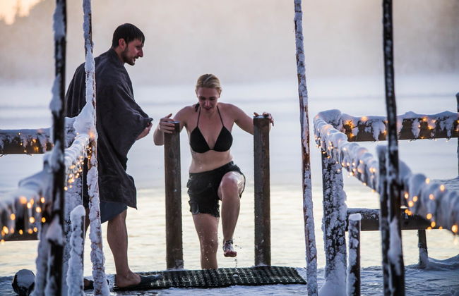 Sauna finlandesa y laguna helada + Cena - Foto 13