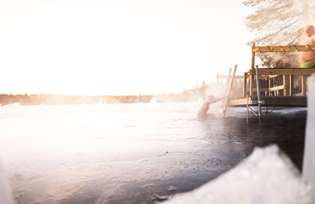 Sauna finlandesa y laguna helada + Cena - Foto 4