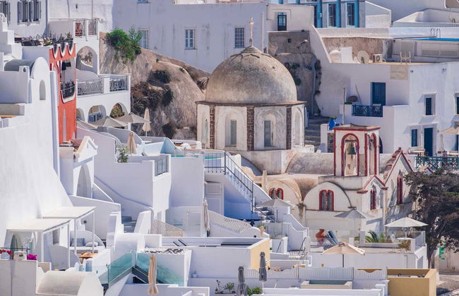 Tour privado por Santorini con guía en español - Foto 1