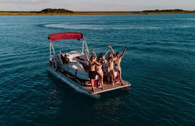 Paseo en barco privado por la laguna Bacalar - Foto 4
