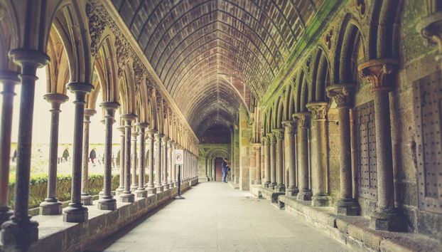 Ingresso da abadia do Mont Saint-Michel - Foto 4