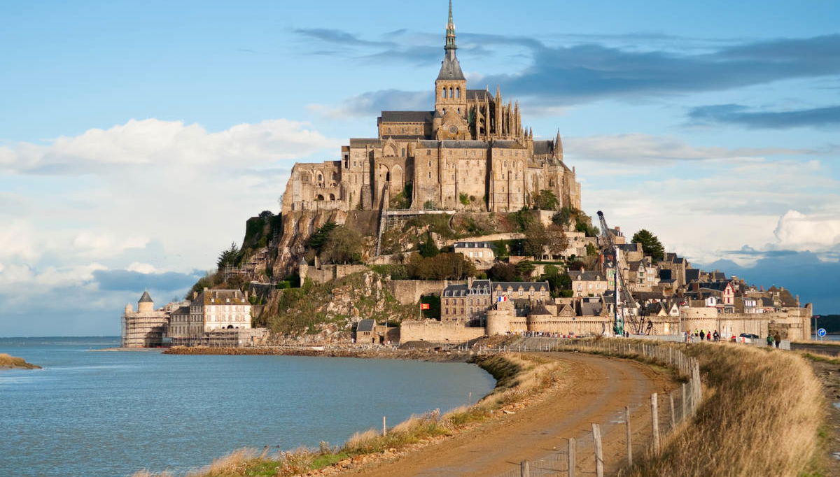 Ingresso da abadia do Mont Saint-Michel - Foto 1