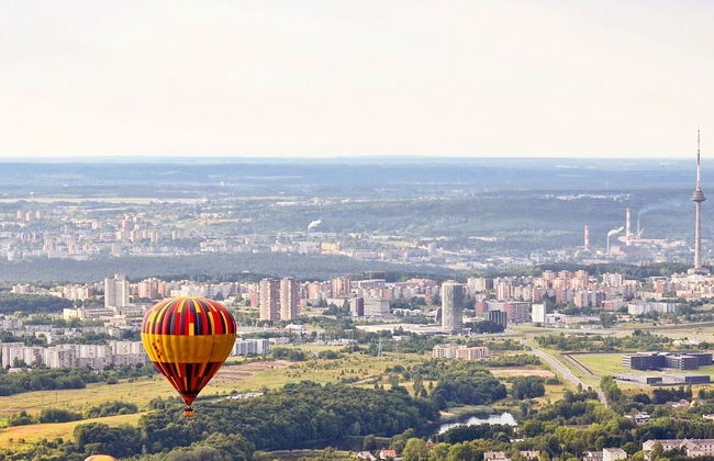 Passeio de balão por Vilnius - Foto 8