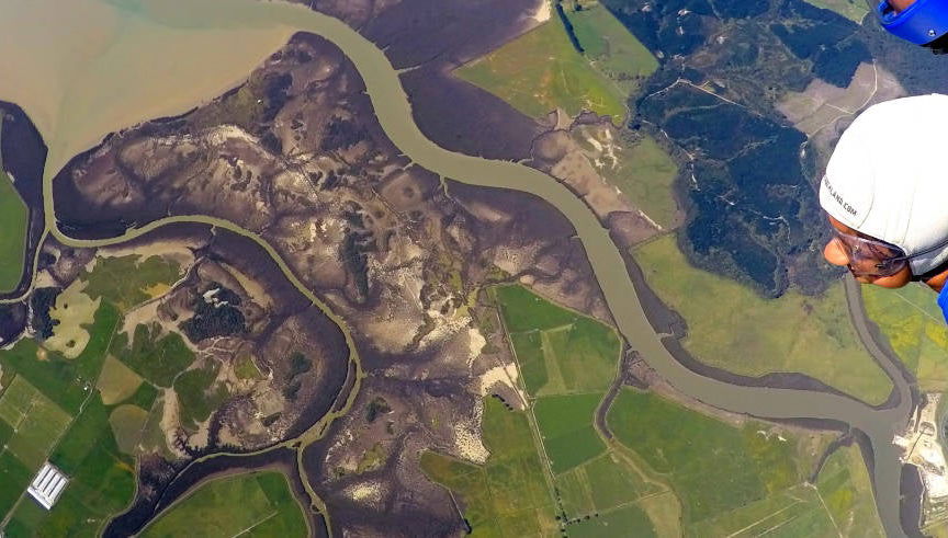 Salto en paracaídas en Auckland