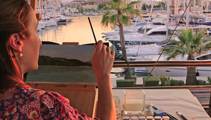 Private Experience Painting and Gastronomy in Denia Sea Sunset - Foto 1