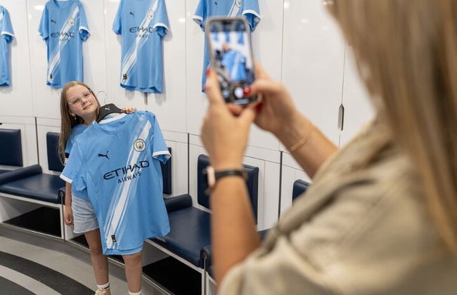 Excursão dos bastidores do Manchester City FC do Estádio Etihad - Foto 4
