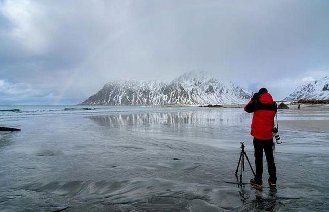 Tour fotográfico de invierno por el sur de Lofoten - Tour de día completo en grupo pequeño - Foto 7