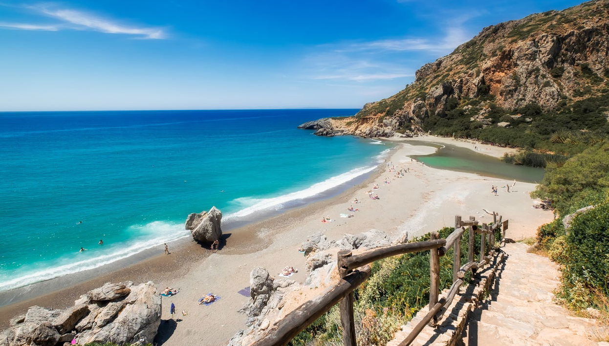 Excursão à praia Preveli - Foto 1