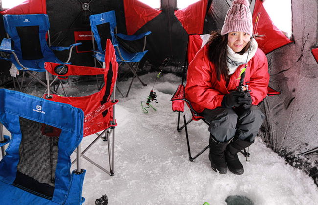 Pesca en el hielo en el Great Slave Lake - Foto 5