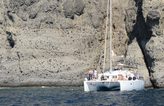 Santorini Caldera Catamaran Trip + Lunch - Photo 9