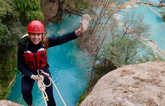 Rappel and Waterfall Jumping in the Huasteca Cascades - Photo 6