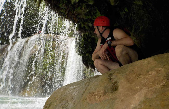 Rappel and Waterfall Jumping in the Huasteca Cascades - Photo 3