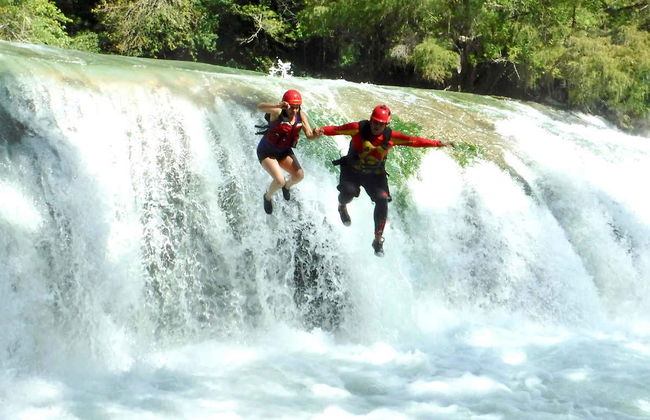 Rappel and Waterfall Jumping in the Huasteca Cascades - Photo 9