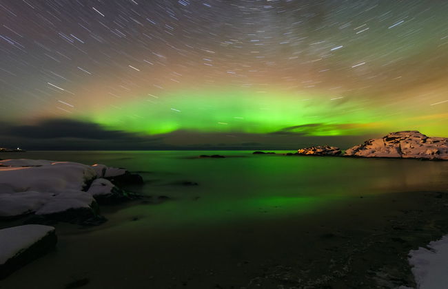 Tour fotografico dell'aurora boreale a Gimsøya - Foto 2
