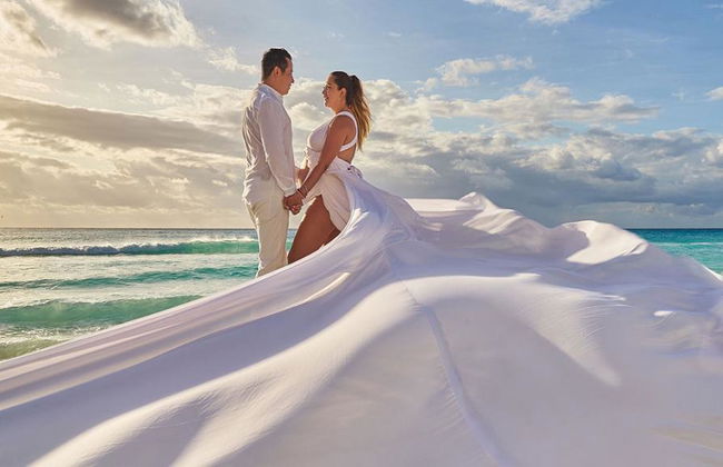 Séance photo professionnelle sur les plages de la mer des Caraïbes - Session privée - Photo 4