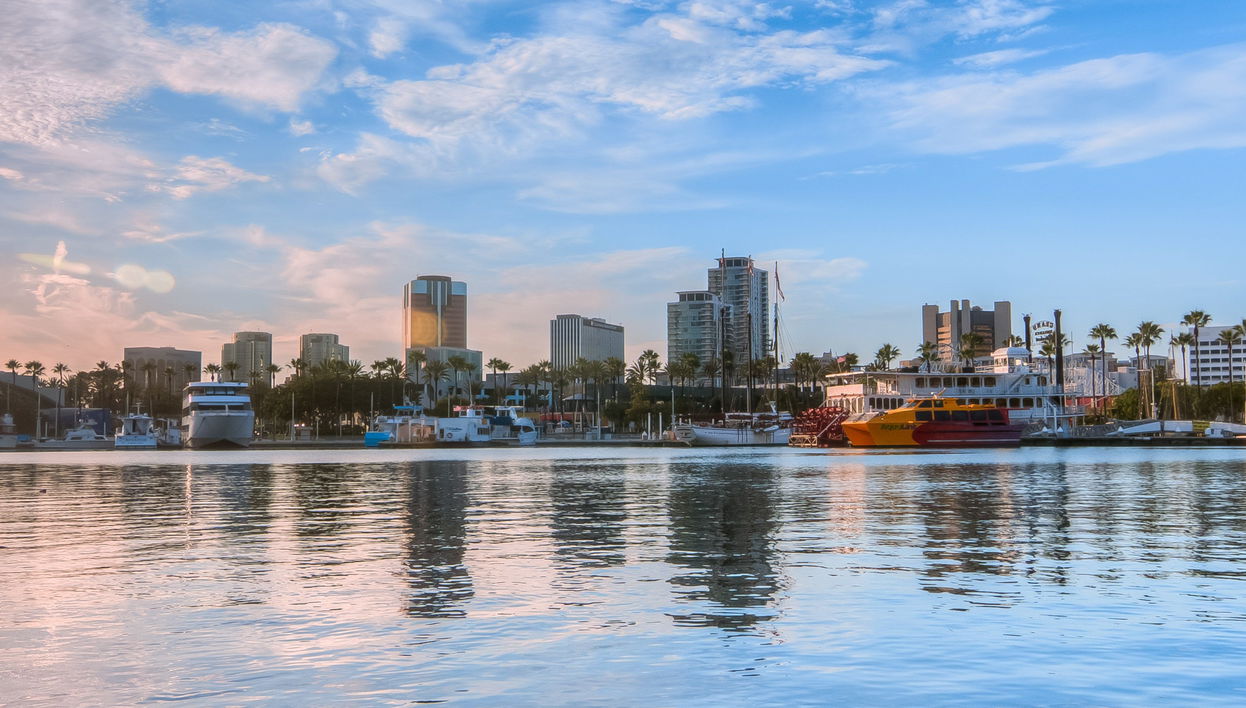 Paseo en barco con fondo de cristal por Long Beach