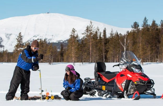 Passeio de moto de neve e pesca no gelo - Foto 3