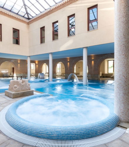 Foto de Entrada al balneario Castilla Termal Olmedo