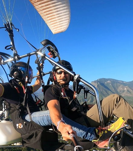Foto de Vuelo en paramotor por Monterrey