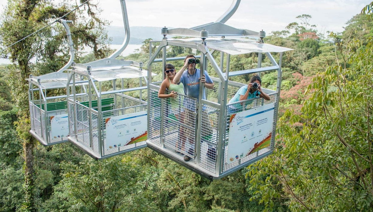 Sky Tram de Monteverde + Tirolesa - Foto 1