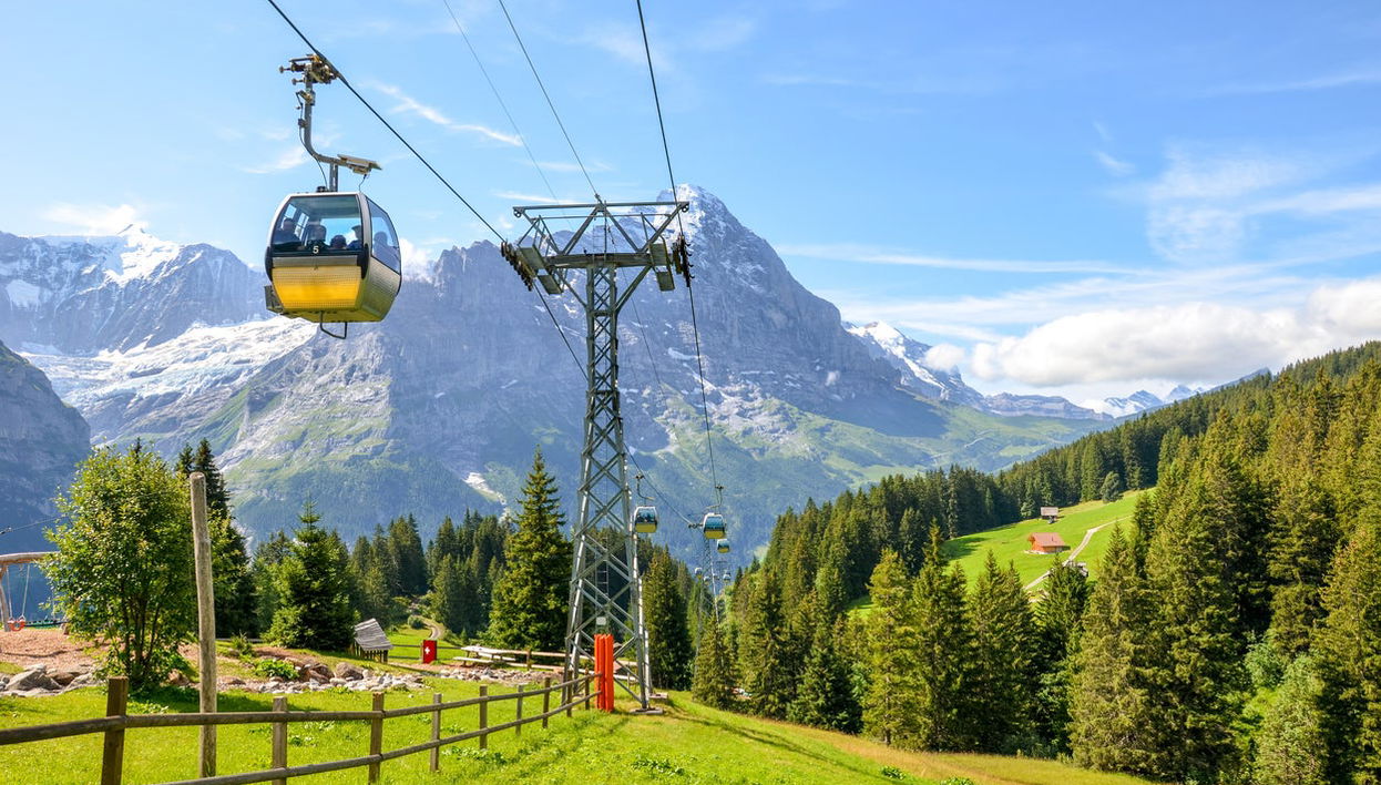 Téléphérique au Mont First - Photo 1