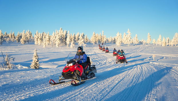 Balade en motoneige à Ylläsjärvi - Photo 5