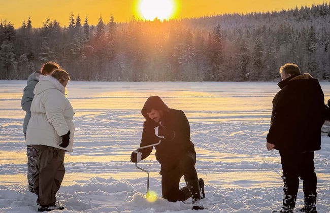 Paseo en moto de nieve + Pesca en el hielo - Foto 3