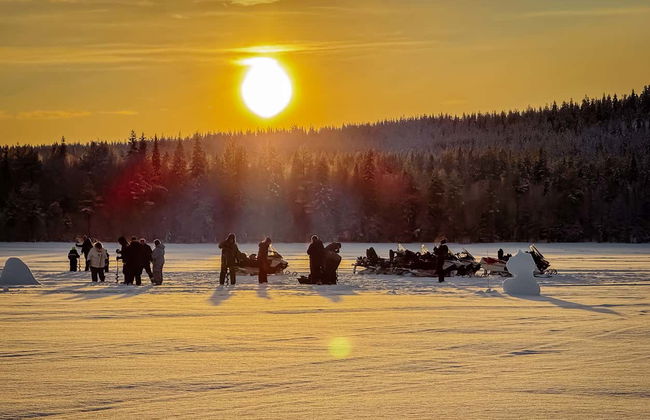 Paseo en moto de nieve + Pesca en el hielo - Foto 5