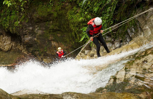 Canyoning no rio Blanco ou na cascata de Chamana - Foto 1