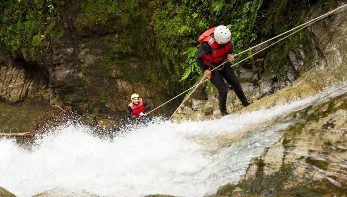 Canyoning no rio Blanco ou na cascata de Chamana - Foto 1