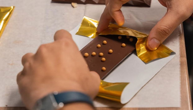 Provando il cioccolato di Caguas